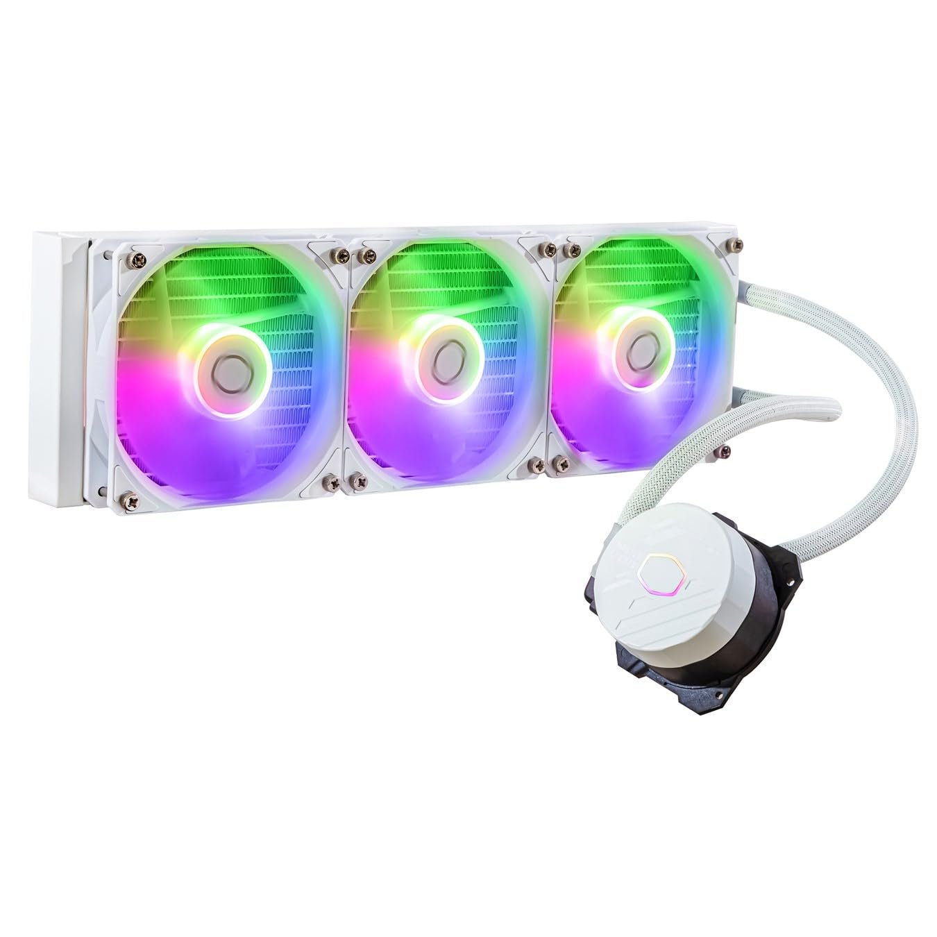 Cooler Master ML360L Core ARGB CPU Liquid Cooler - White | Support Intel