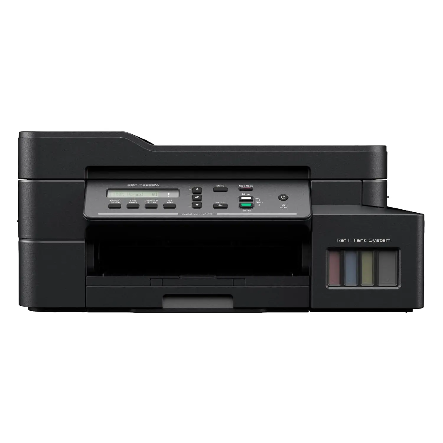 High-Yield Wireless Ink Tank All-in-One Printer – Auto Duplex, ADF, LCD, LAN, Extra Black Ink, Free